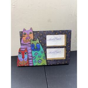 Vtg Laurel Burch 1999 Mysticats Cats Picture Frame
